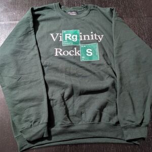 3# Green and white ViRginity Rock Sweatshirt Danny Duncan
